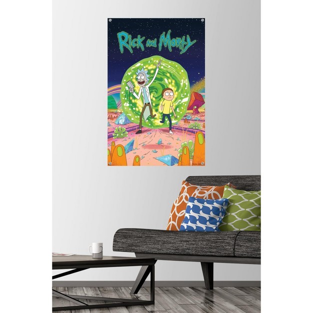 Trends International Rick And Morty Cover Unframed Wall Poster Prints