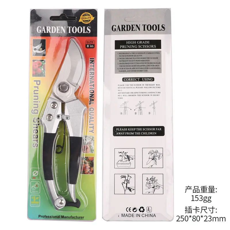 Heavy Duty Pruner Shears Garden Cutter Clippers Stainless Steel Sharp Pruner  Pruning Hand Tools