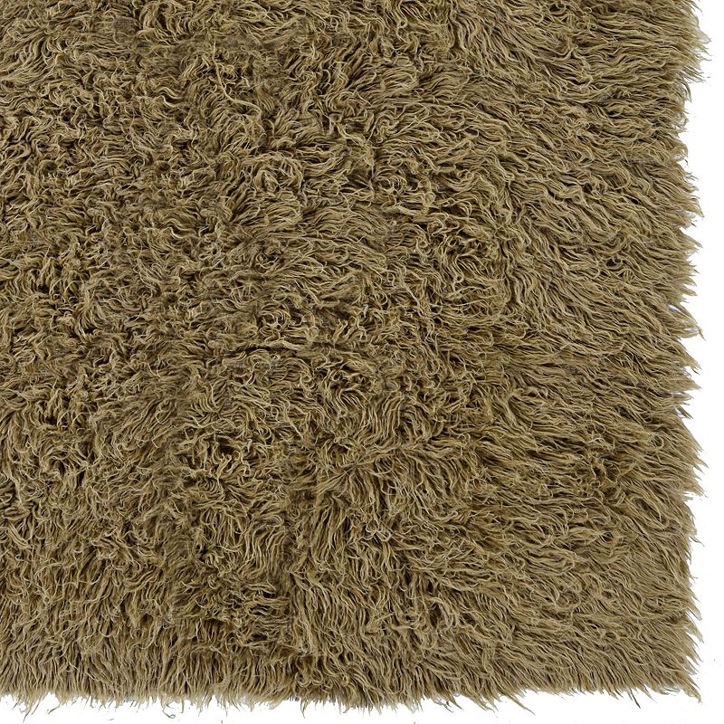 Linon 3A Flokati Shag Wool Rug