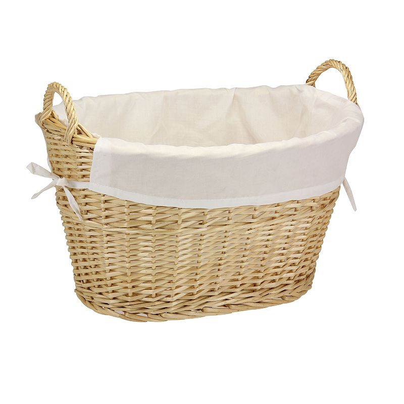 Household Essentials Willow Laundry Basket