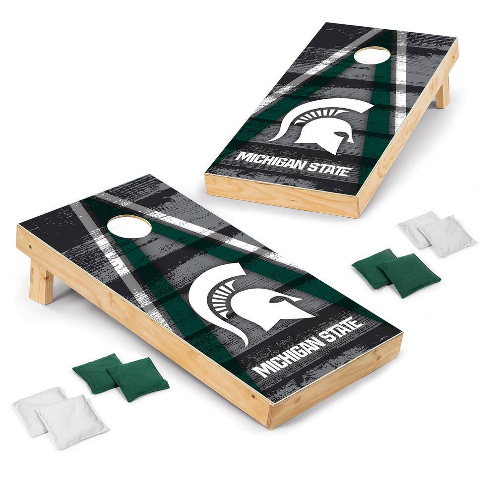 Wild Sports Michigan State Spartans 24 in. W x 48 in. L Cornhole Bag Toss 1-16047-VT678XD