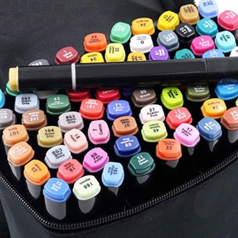 Markers With Double Tip Head Pens For Colouring Art Tool Supplies