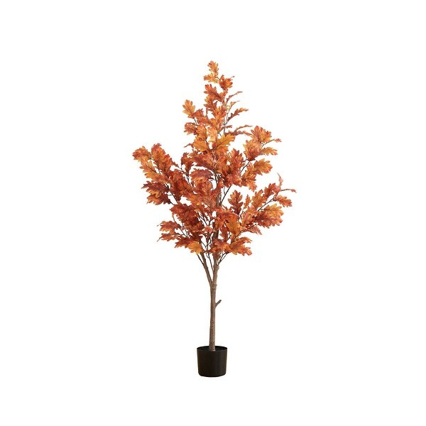 5' Autumn Oak Artificial Fall Tree