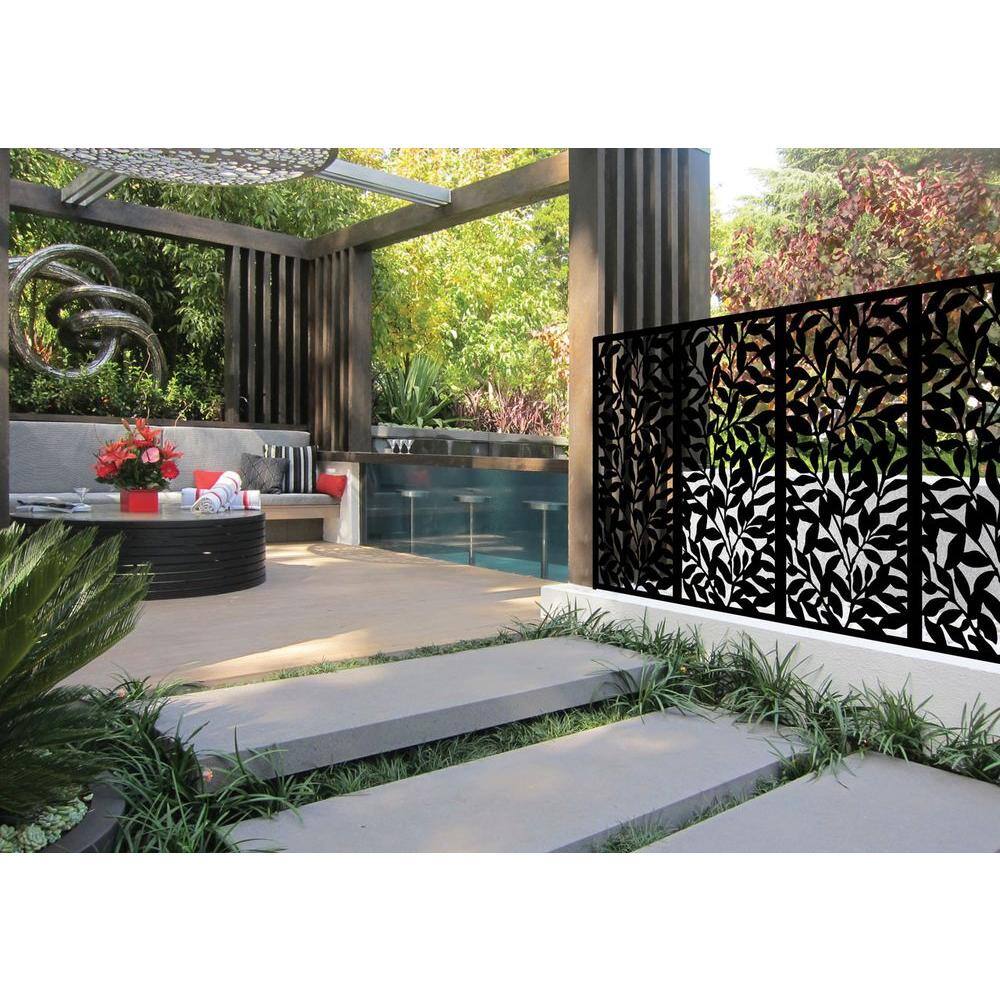 Matrix 0.3 in. x 71 in. x 2.95 ft. Tangle Decorative Screen Panel B-TA1809F-CH