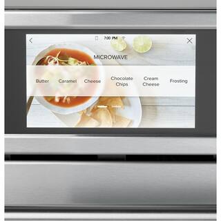 Cafe 30 in. 1.7 cu. ft. Smart Electric Wall Oven and Microwave Combo with 120-Volt Advantium Technology in Matte White CSB913P4NW2