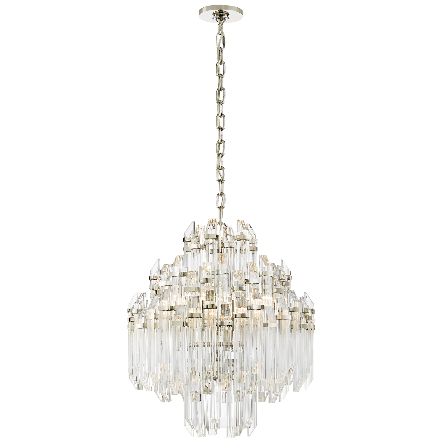 Adele Four Tier Waterfall Chandelier in Various Colors