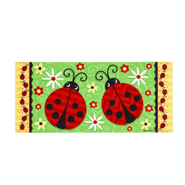 Evergreen Enterprises Ladybug Pair Sassafras Mat