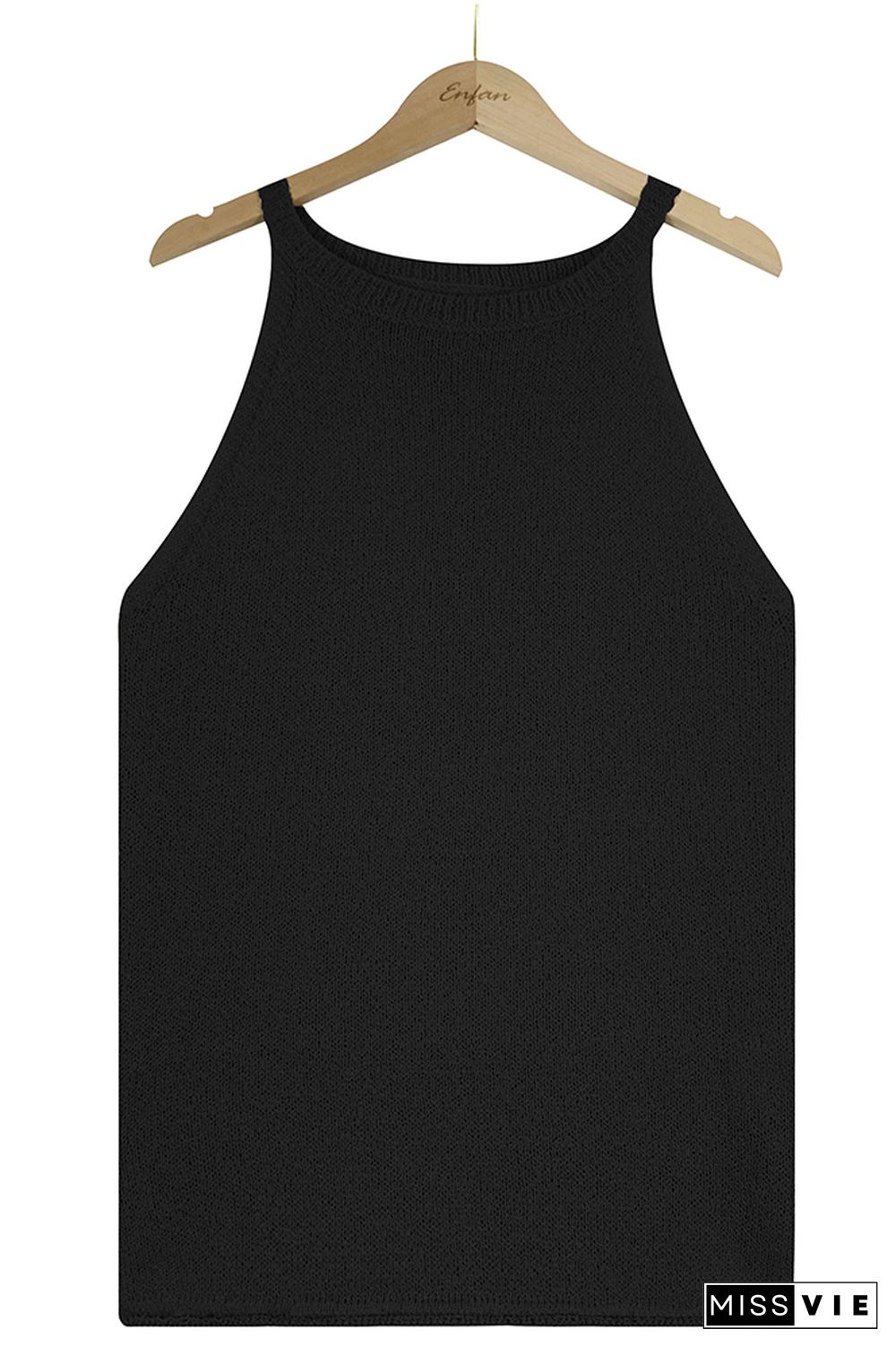 Plain Knit Tank Top