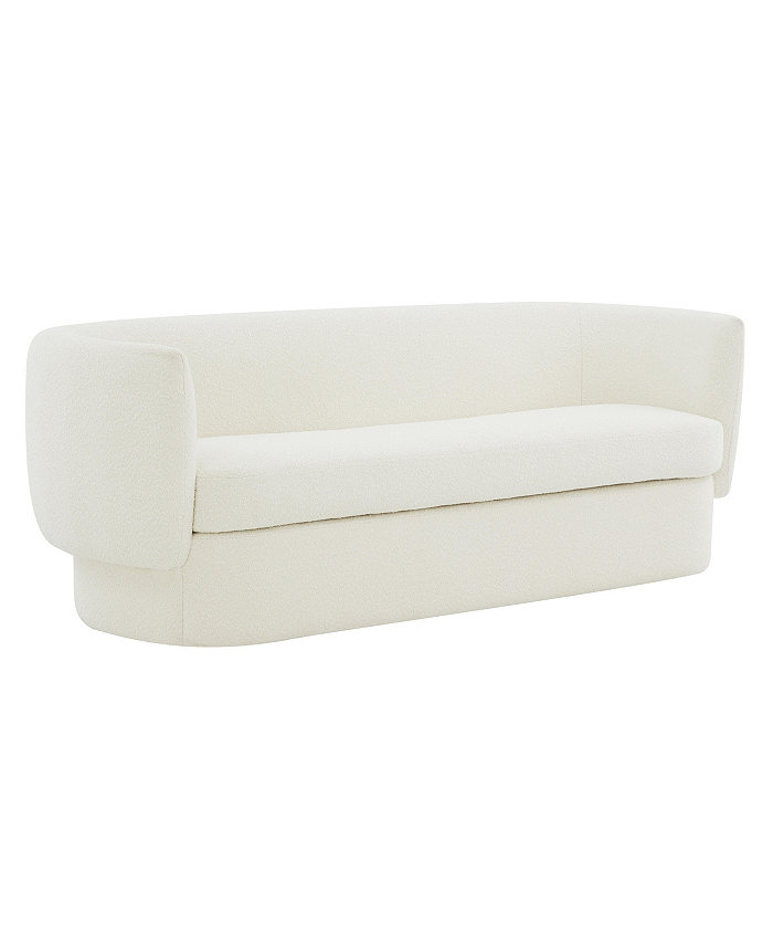 Safavieh Mariano 83 Boucle Curved Sofa