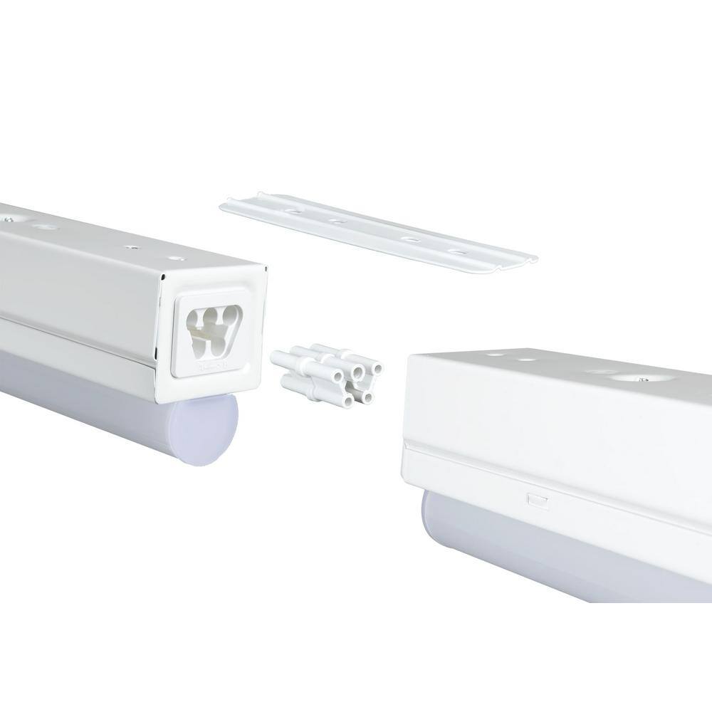 ENERGETIC LIGHTING E3SLA Series 2 ft. 18-Watt Equivalent Integrated LED White Strip Light Fixture 4000K E3SLA10D2-840