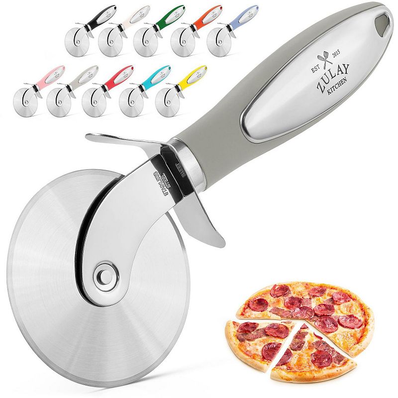 Pizza Cutter Wheel With Non Slip Ergonomic Handle