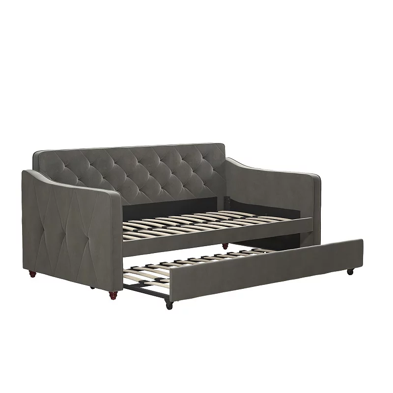 Novogratz Upholstered Twin Daybed and Trundle 2-piece Set