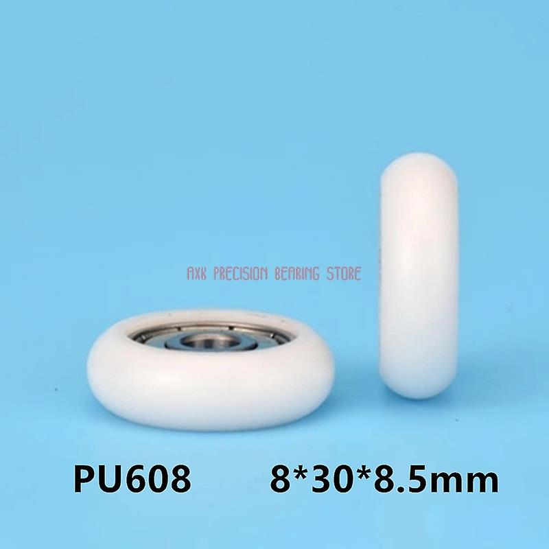 Limited Time-limited Plastic Bearing Nylon Wheel Roller Pulley 8*30*8.5mm With 608 For 3d Printer Flat