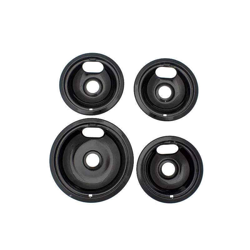 Range Kleen Black 4-pc. Style A Stovetop Set