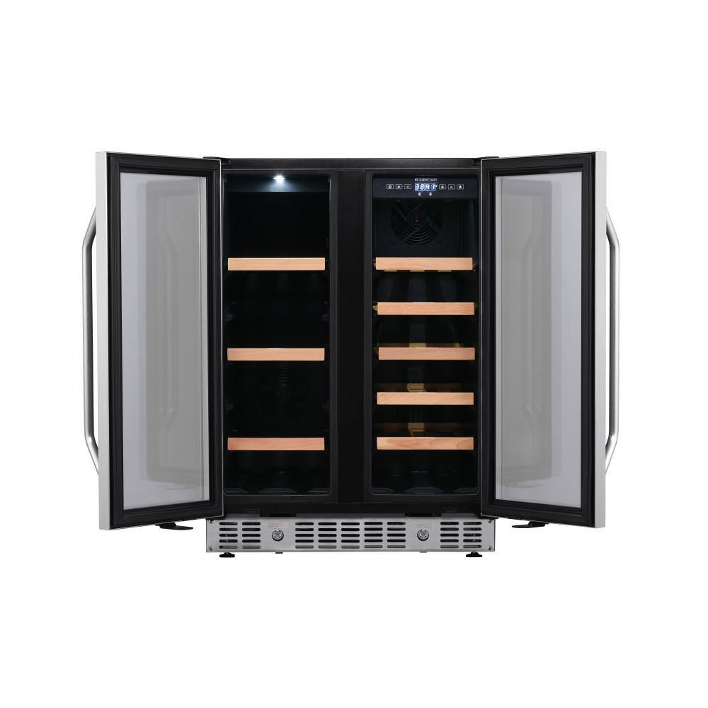 EdgeStar 24 in. Built-In Wine and Beverage Cooler with French Doors CWB1760FD