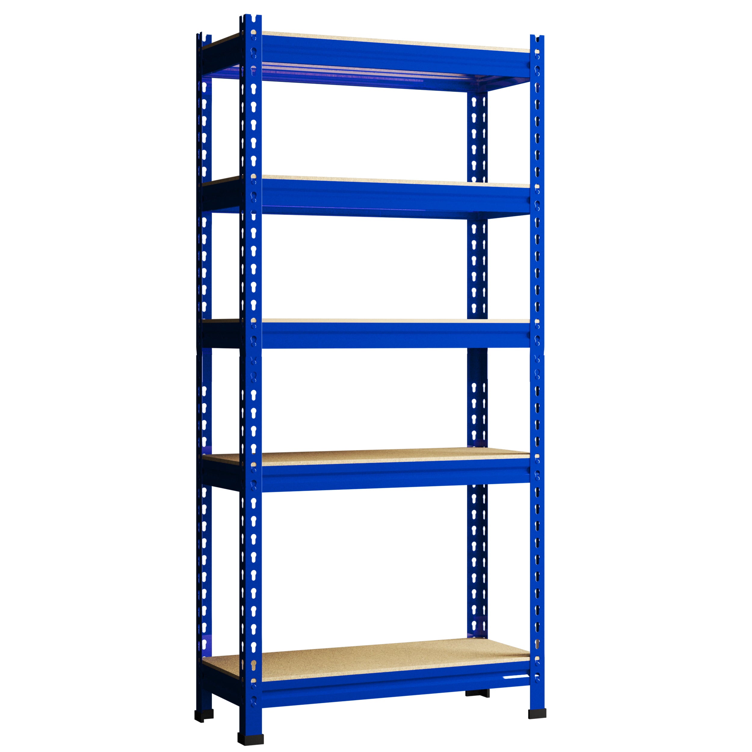 Storage Shelves 5 Tier Adjustable Heavy Duty Metal Storage Utility Rack Unit for Garage Warehouse Pantry Closet Kitchen, 28