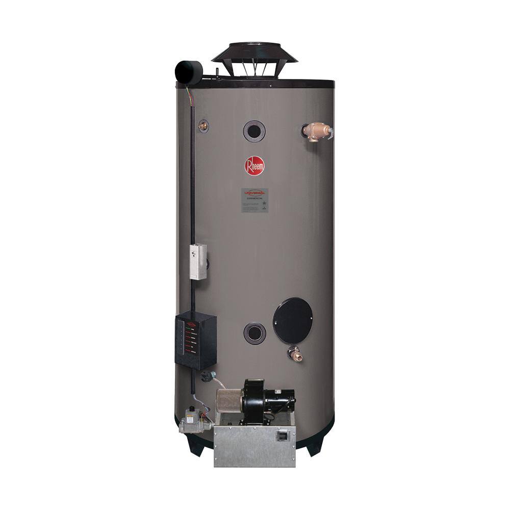 Rheem Commercial Universal Heavy Duty 100 Gal. 199.9K BTU Ultra Low NOx (ULN) Natural Gas Tank Water Heater GNU100-200