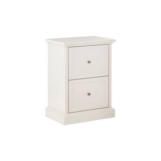 Home Decorators Collection Royce Polar Off-White 2-Drawer File Cabinet SK19051Dr1-PW