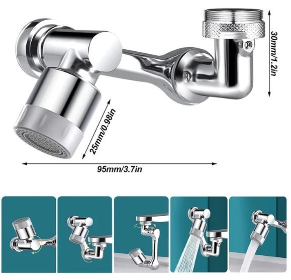 1080° ROTATING SPLASH FILTER FAUCET - BUY 2 FREE SHIPPING