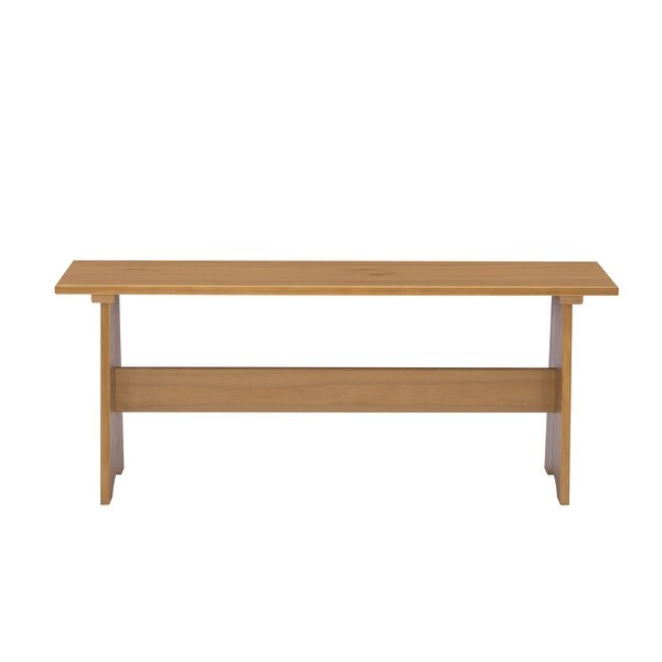 Beatty Large Rustic Backless Bench