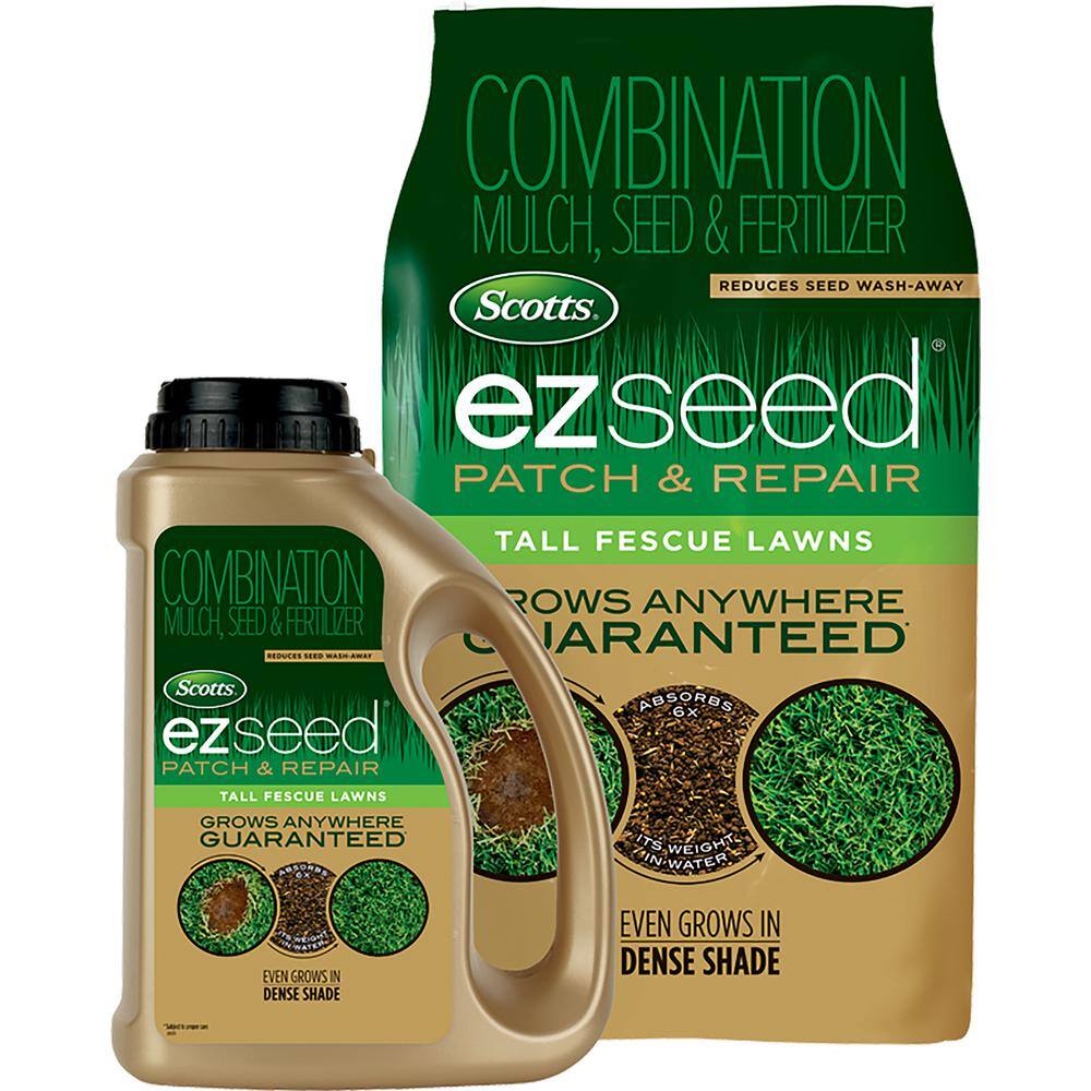 Scotts 40 lbs. EZ Seed Patch  Repair Tall Fescue Lawns Mulch Grass Seed and Fertilizer Combination 17480