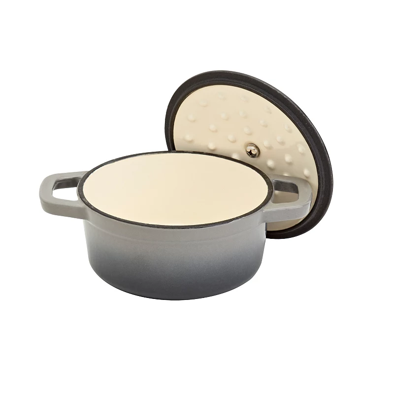 Smith and Clark 1-qt. Enameled Cast-Iron Dutch Oven