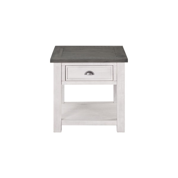 The Gray Barn Downington Solid Wood End Table