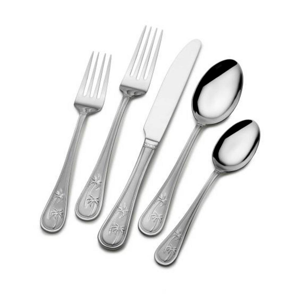 Towle Living Palm Breeze 20-Piece 180 Stainless Steel Flatware Set (Service for 4) 5112956