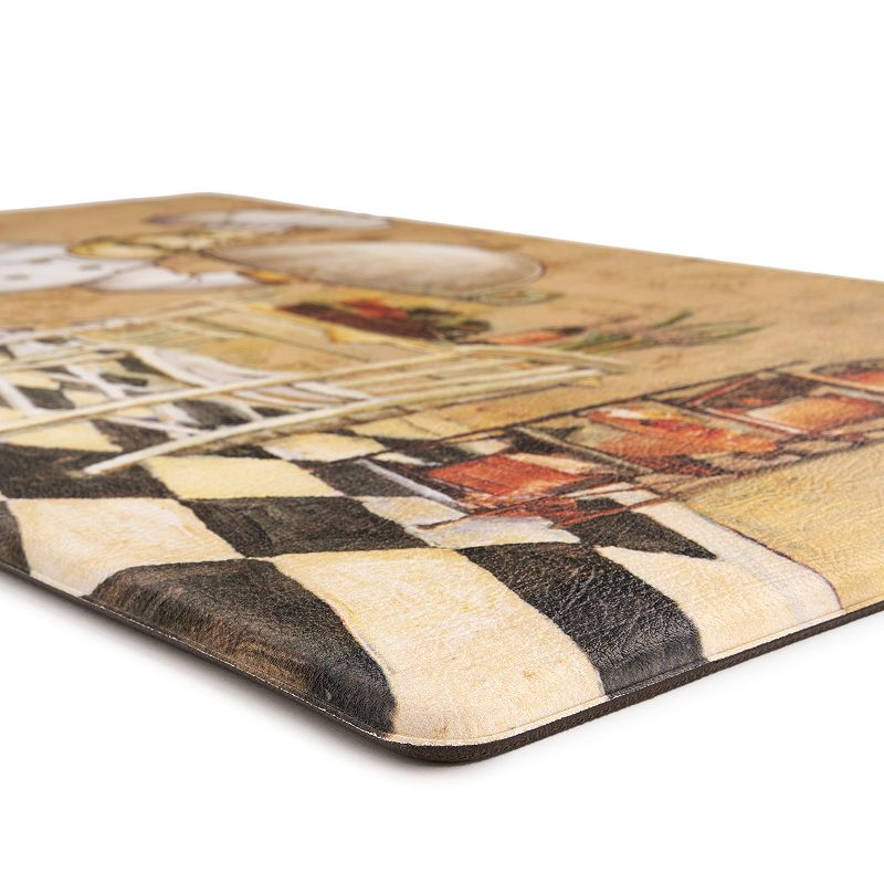 World Rug Gallery Waterproof Chef Kitchen Mat