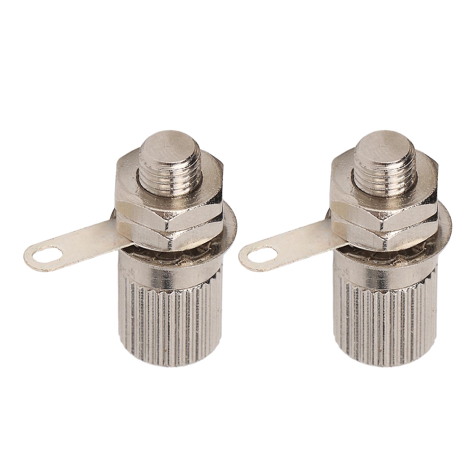 2pcs Current Terminal M6 Thread Durable Wearable Stable Convenient Practical Easy Replaceable Connector For Rvs