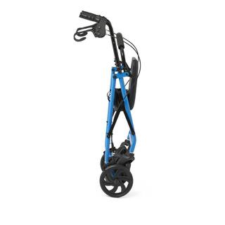 Steel Rollator with 4 Wheels (8 in.) in Light Blue MDS86840EBS8