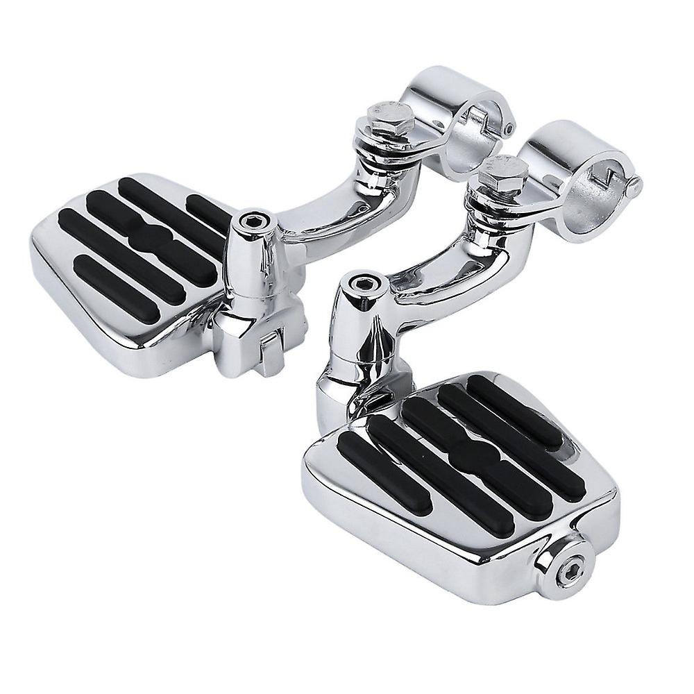 Born Pretty Motorcycle 1 1/4 andquot; Highway Engine Guard Footpeg With Clamps Fit For Harley Models