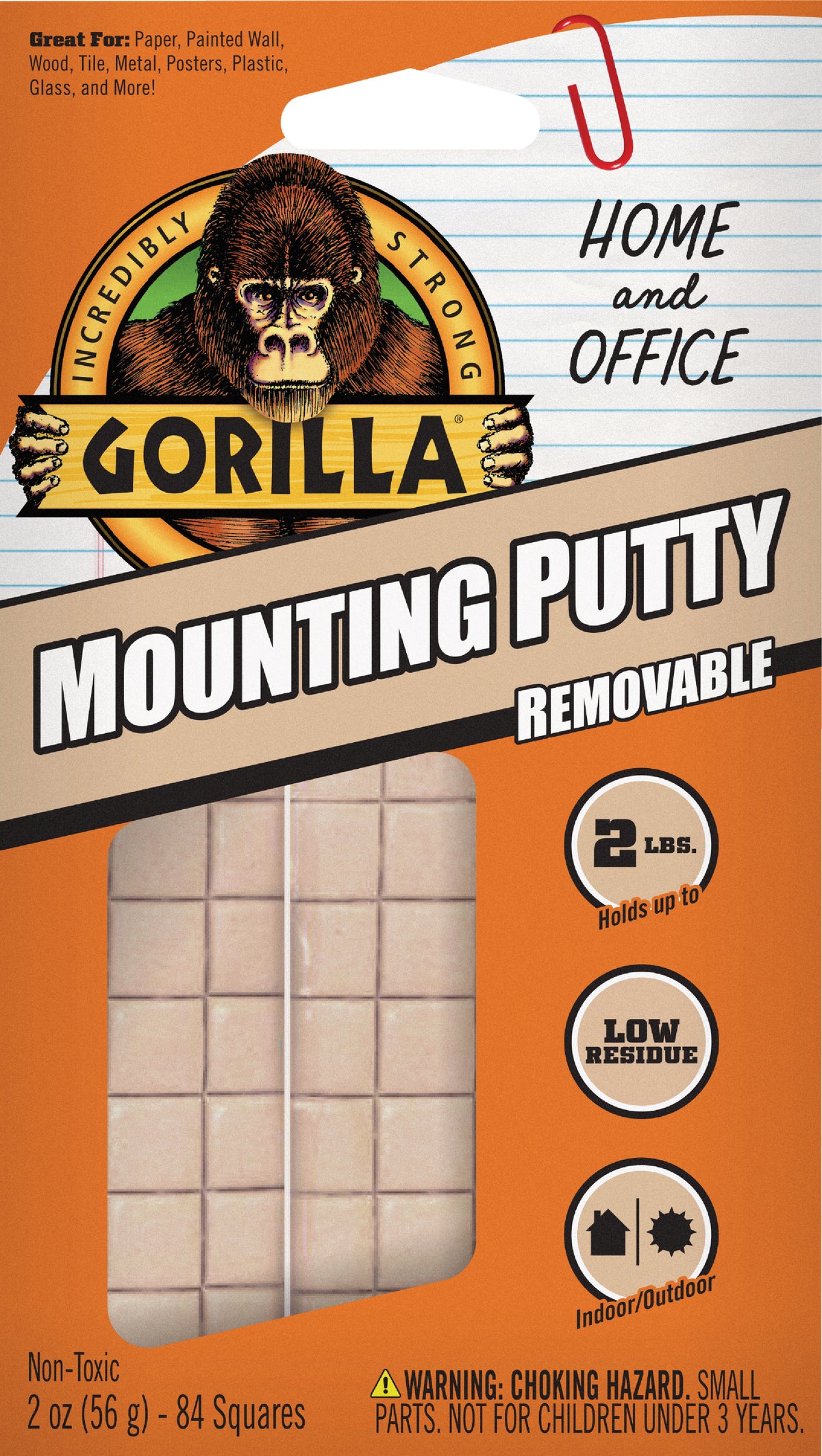 Gorilla Mounting Putty 2 Oz.