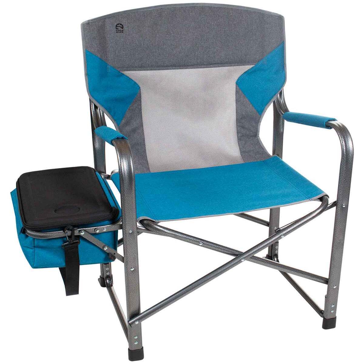 Kings River Monster Directors Chair with Cooler  Blue