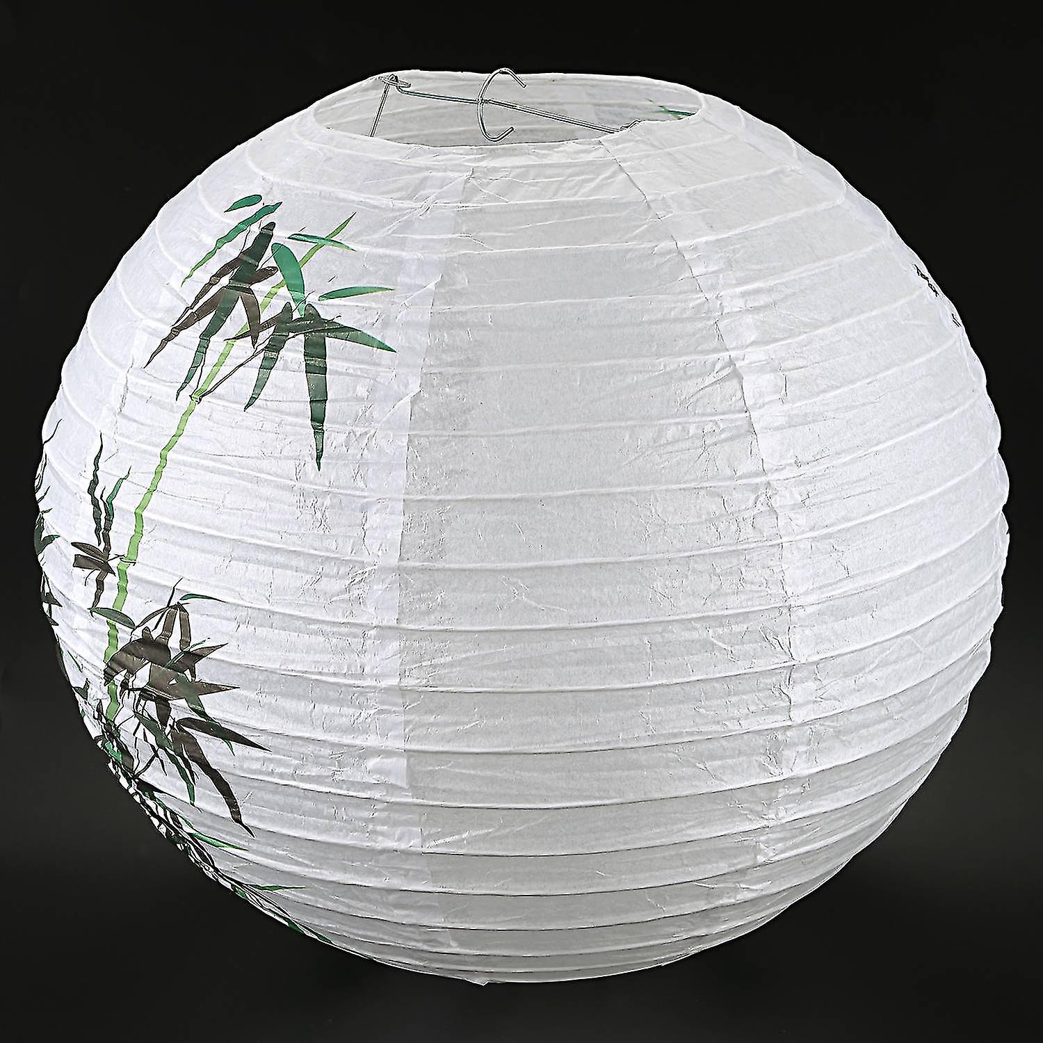 35cm Lamp Shade Paper Lantern Oriental Style Light Decoration， Bamboo