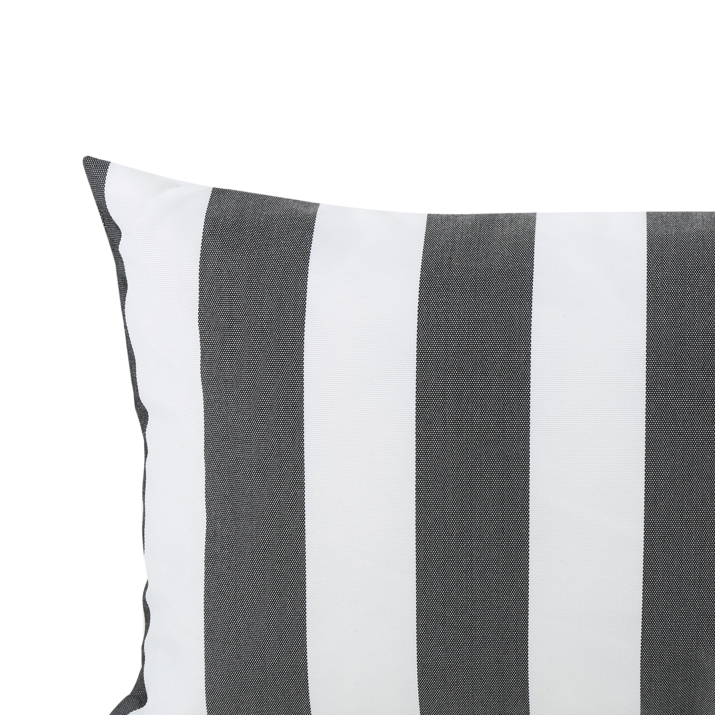 La Mesa Indoor Striped Water Resistant Rectangular Throw Pillow