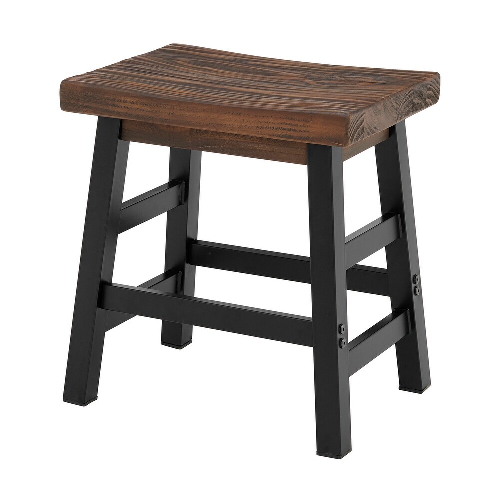 Carbon Loft Lawrence Reclaimed Wood Dining Stool