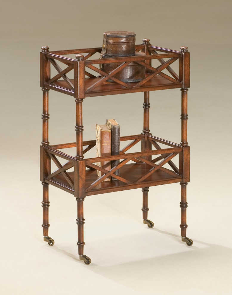 Plantation Cherry Mobile Server   Traditional   Side Tables And End Tables   by UStradeENT LLC  Houzz