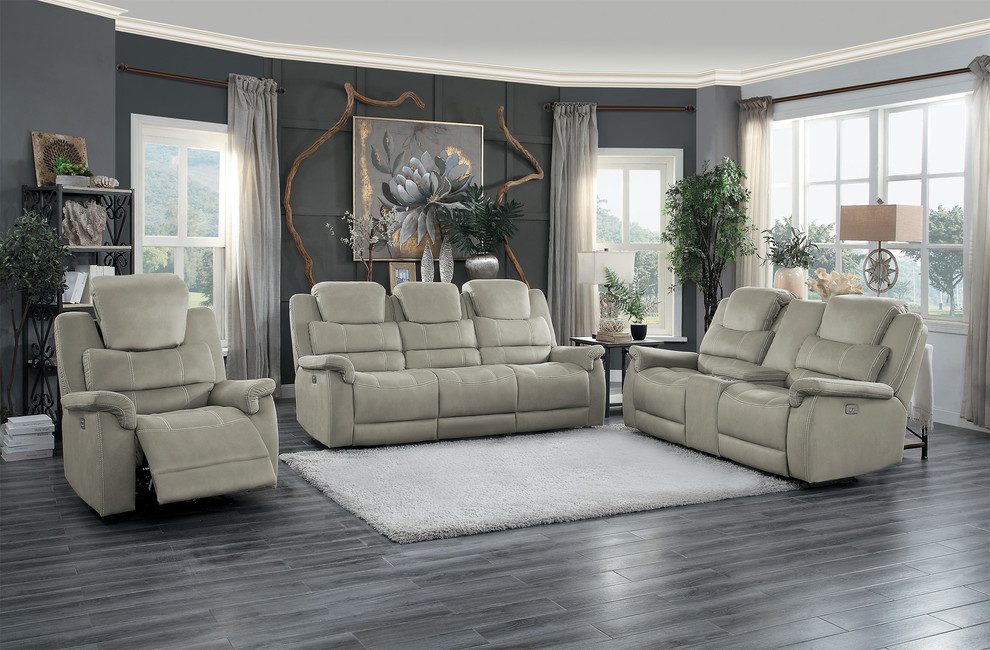 Prose Power Double Reclining Love Seat   Transitional   Loveseats   by Lexicon Home  Houzz