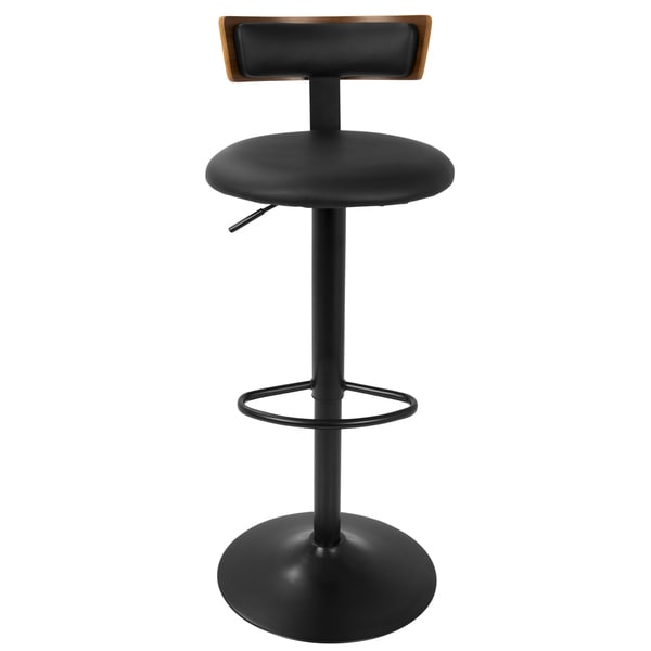 LumiSource Weller Contemporary Adjustable Bar Stool