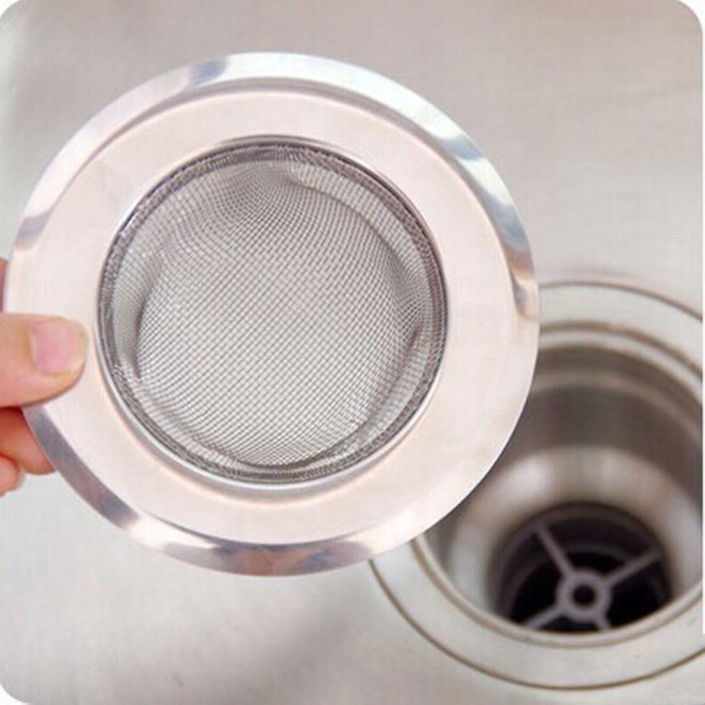 Kitchen Fine Stainless Steel Sink Filter Preventing Pool Bath Sewer Drain Intervals Plug Garbage Network Slag Strainer