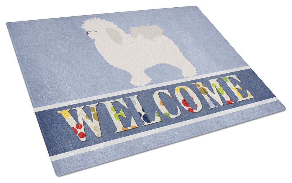 Bolognese Welcome Glass Cutting Board  Large   Contemporary   Cutting Boards   by the store  Houzz