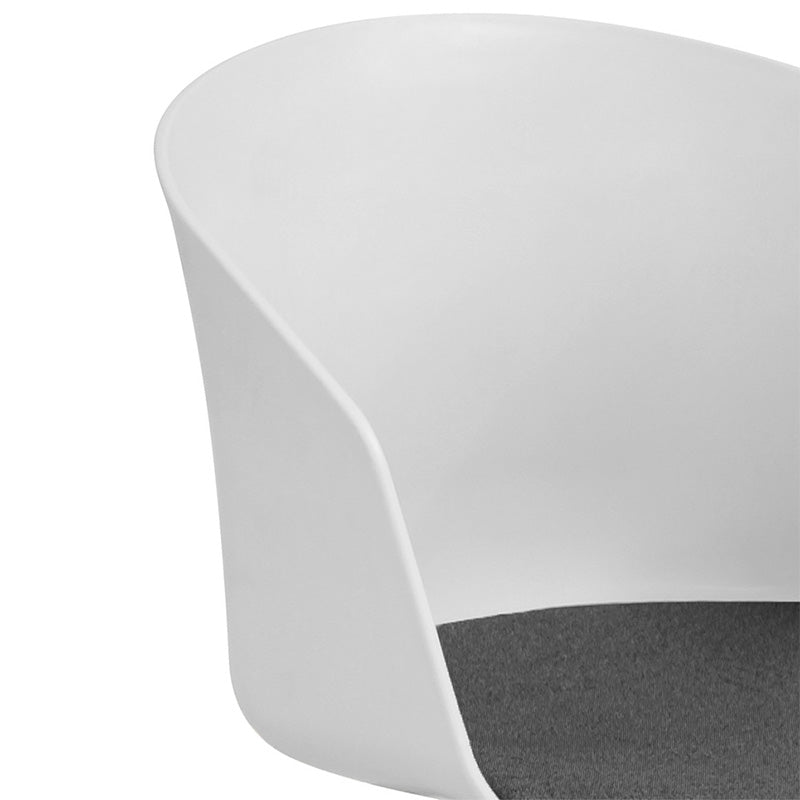 LIDAN Office Chair - White & Black