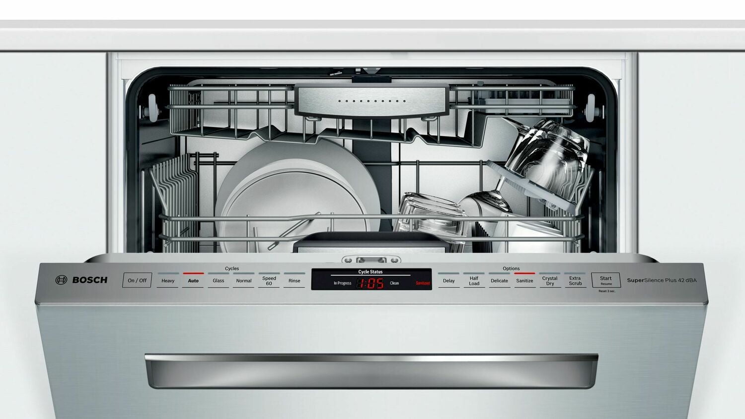 Bosch SHP87PZ55N Benchmark® Dishwasher 24'' Stainless Steel, Xxl Shp87Pz55N