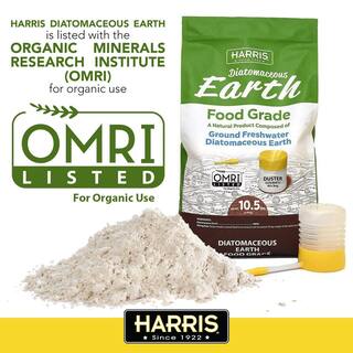 Harris 10.5 lbs. Diatomaceous Earth Food Grade with Powder Duster Applicator DEFG-105P