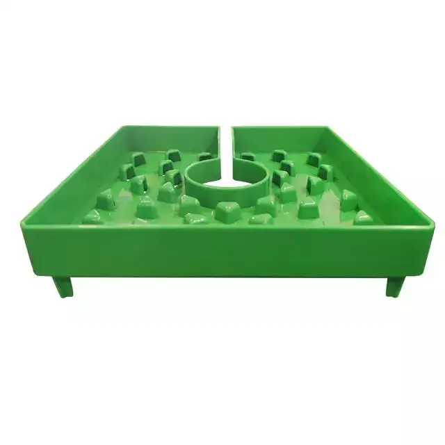 Factory Direct Supply High Quality Garden 6 Inch Rock wool Cube Drip Caps Cover For Flood Table