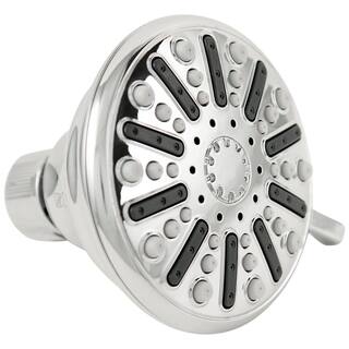 Glacier Bay 3-Spray 3.5 in. Single Wall Mount Fixed Adjustable Shower Head in Chrome 8462000HC