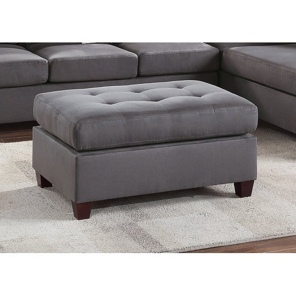 3 Piece Microfiber Sectional Sofa Set