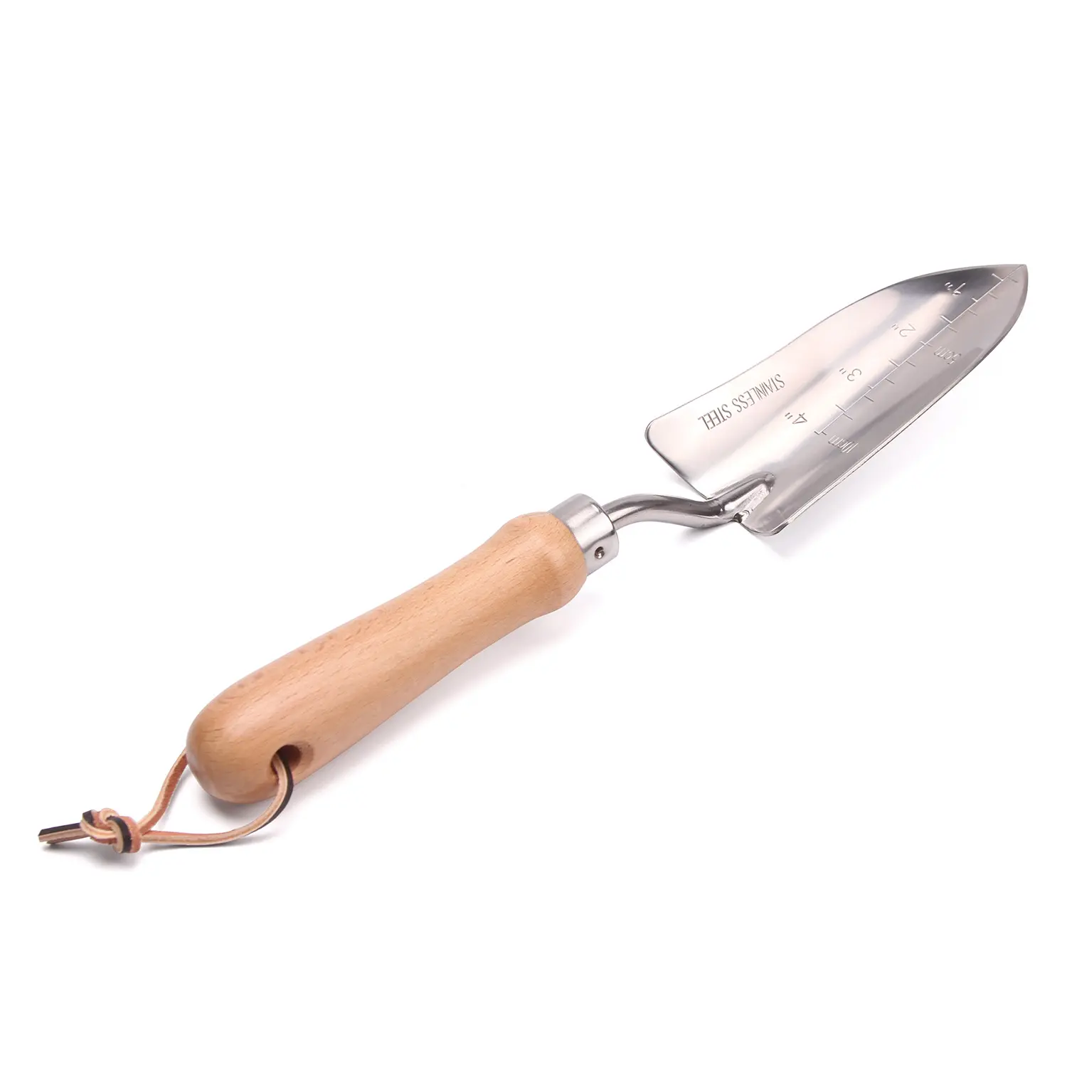 Wholesale Wood Handle Stainless Steel Garden Small Shovel Hand Tools for Household Transplant