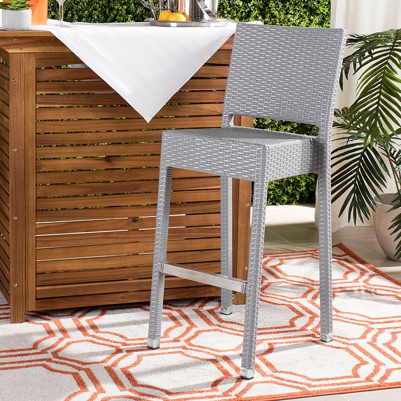 Safavieh Indoor / Outdoor Wicker Bar Stool